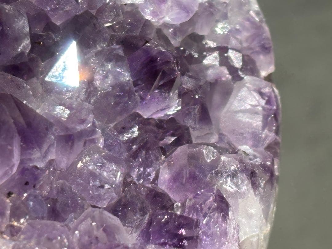 《ブラジル産×アメジストクラスター＊カービング×原石ハート》