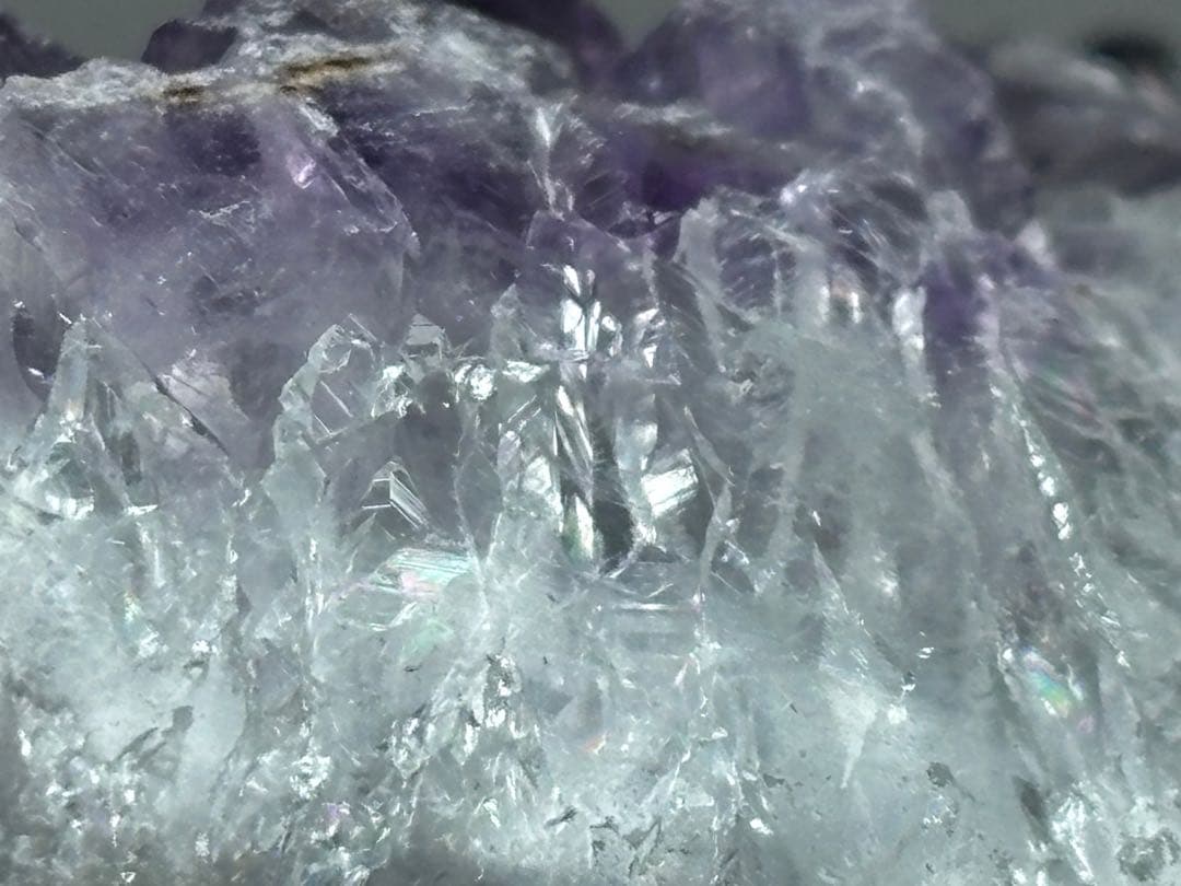 《ブラジル産×アメジストクラスター＊カービング×原石ハート》