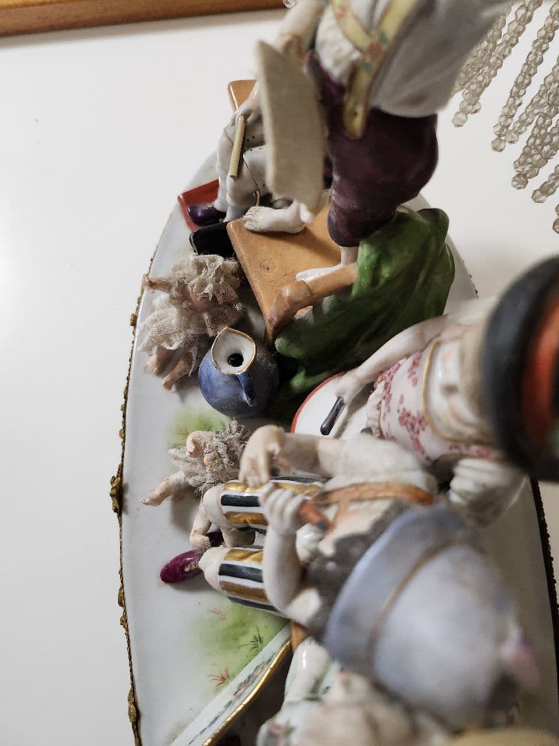 希少Goebel大型ヴィンテージ楽団シャンデリア付