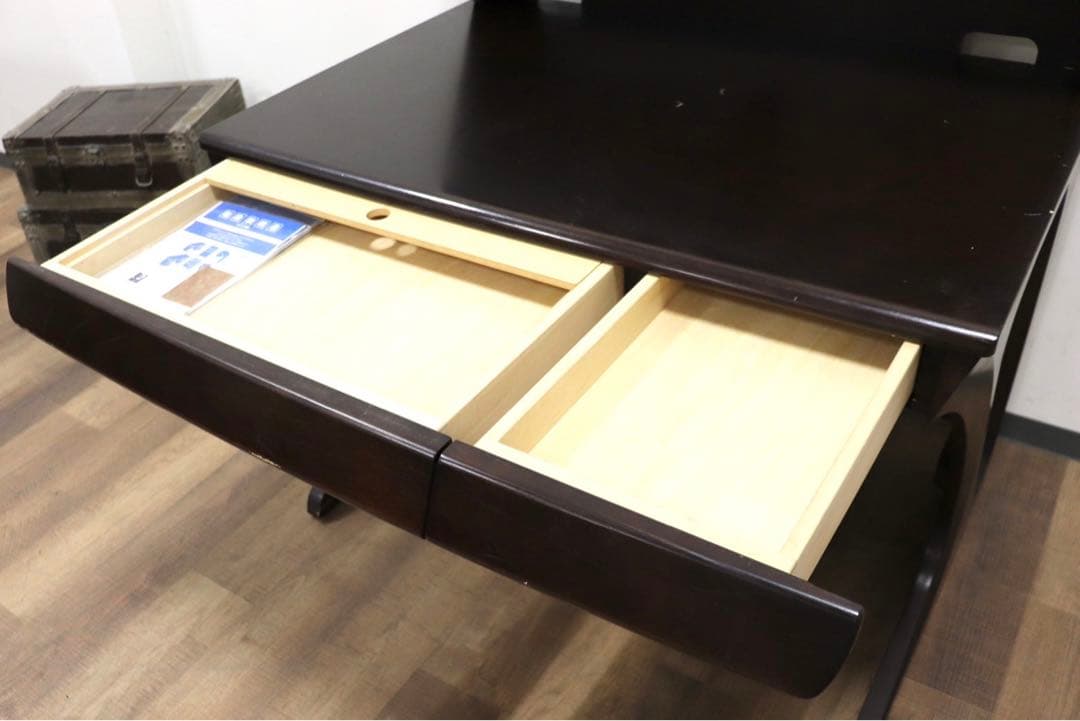 GMGK47○karimoku / カリモク ダークブラウン 学習机 勉強机 デ