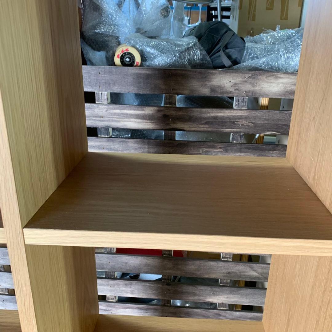 I670\" 無印良品 スタッキングシェルフ 5段2列　引き出し付