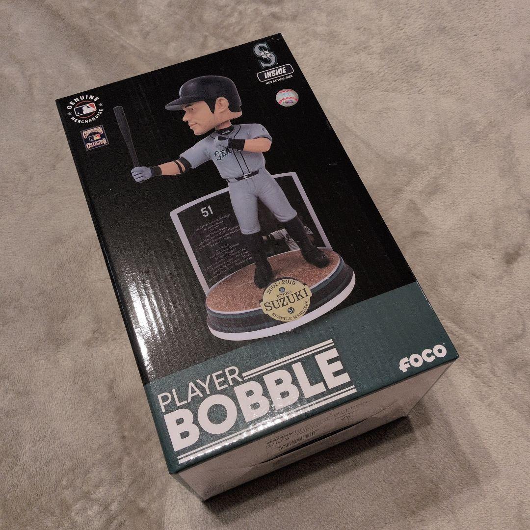 【MLB公式・世界限定3000個】イチローボブルヘッド人形（未開封）