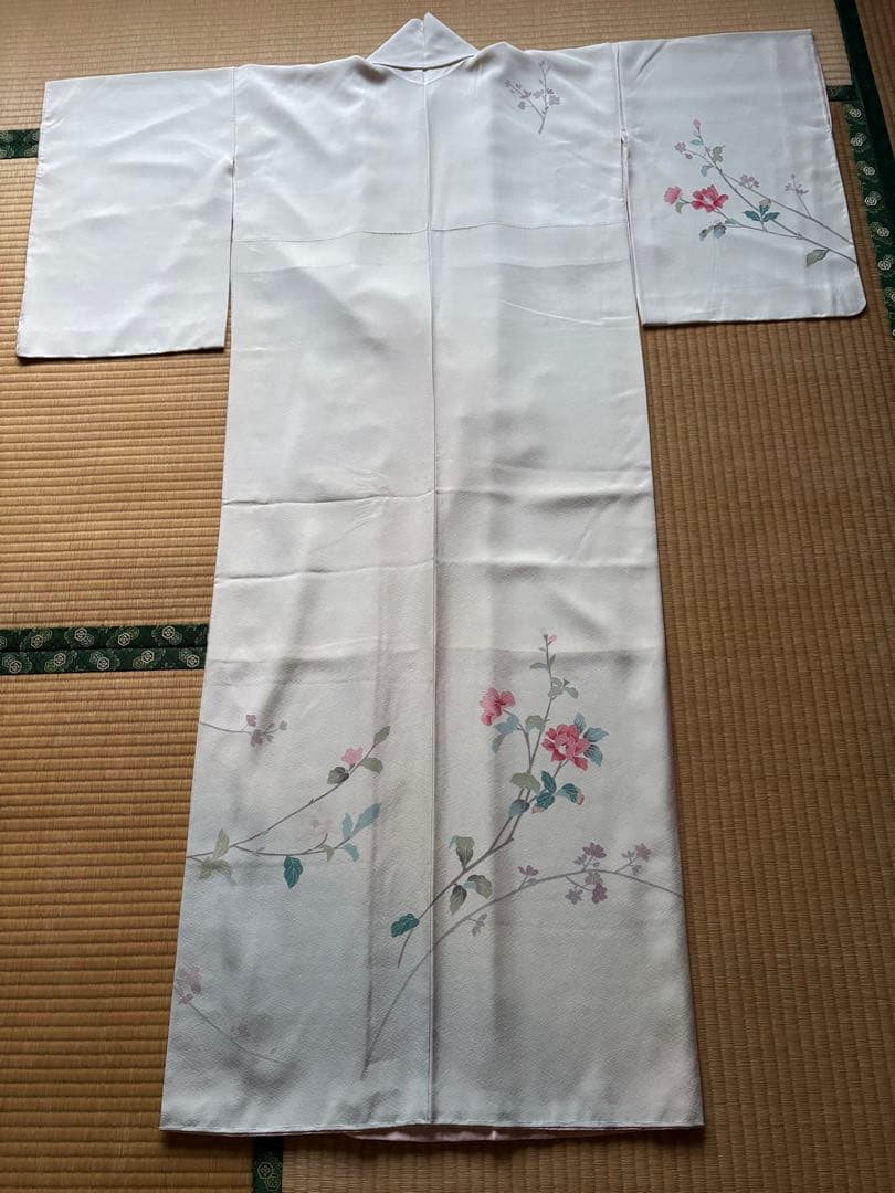 付け下げ　加賀友禅　作家もの正絹　未使用