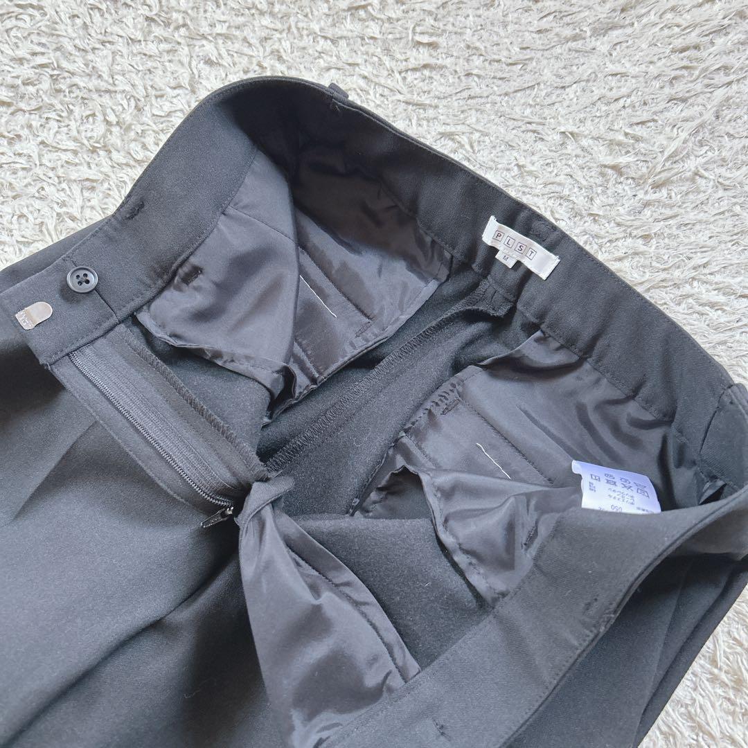 美品 PLST ウォームリザーブ ストレートパンツ M ルクールブラン　ニット