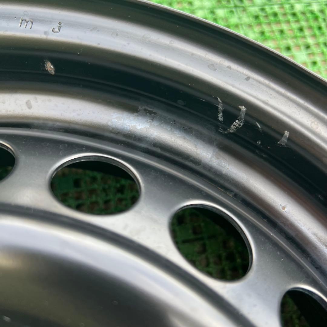 m*i様 ダイハツ 軽自動車用 14インチ スチールホイール 4本