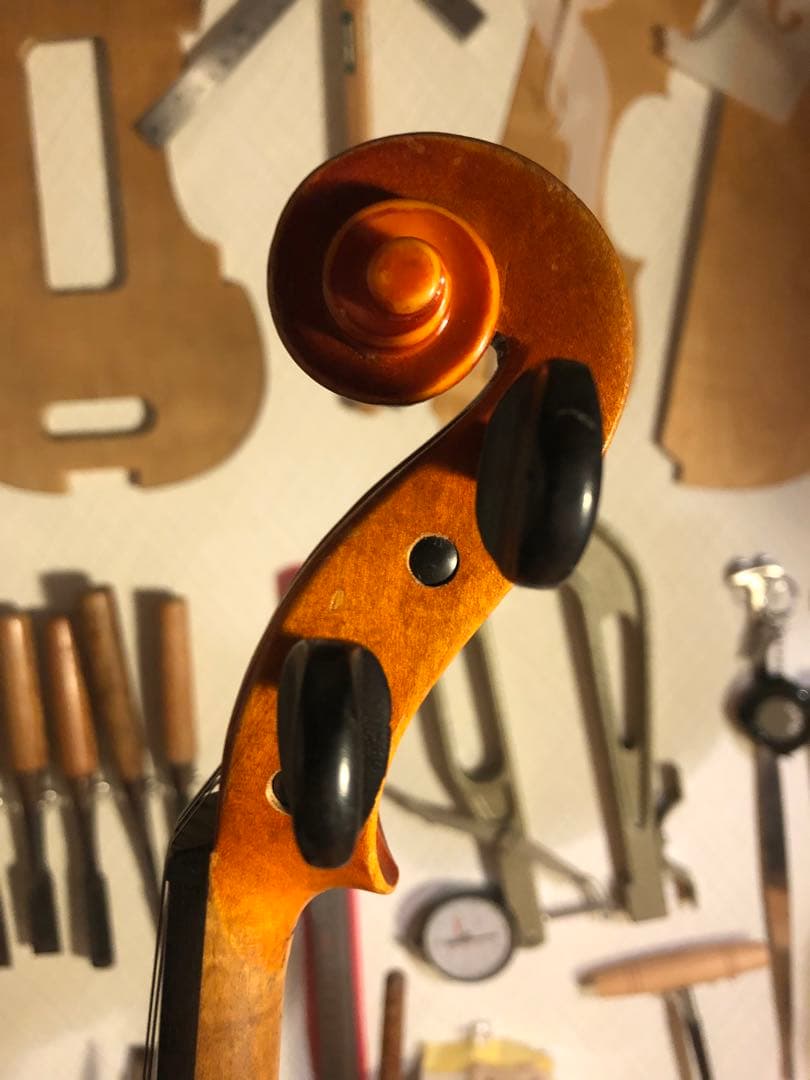 【駒&魂柱新調済】Suzuki分数バイオリンNo280 3/4 1980