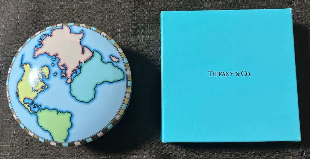 Tiffany ワールドマップ　ボンボニエール