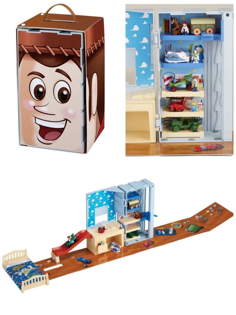 新品同様トイストーリー　トミカセット　アンディルーム　・ピザプラネットトラック