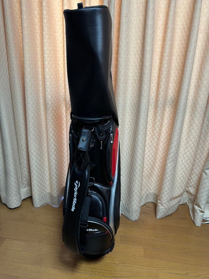TaylorMade キャディバッグ 黒 赤