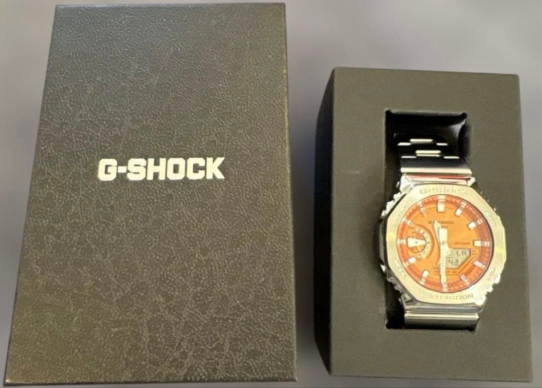 【新品・未使用】CASIO G-SHOCK GM-2110D-4AJF オレンジ