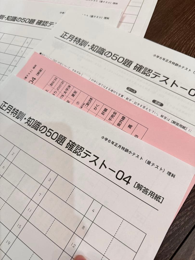 2023年サピックス6年生年間テストのフルセット1年分（19回）➕おまけ