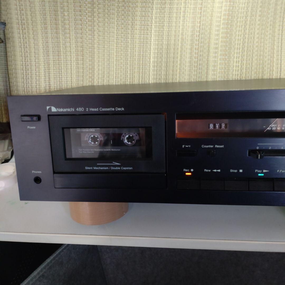 【さらに値下げ】ナカミチ カセットデッキ 480 ジャンク品 ★ 画像1部編集