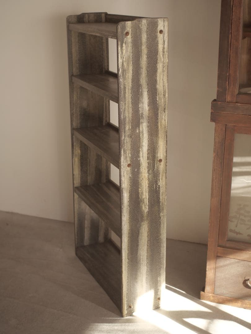 本棚　収納棚　食器棚　飾り棚　棚　収納　古家具　古道具　アンティーク　昭和レトロ