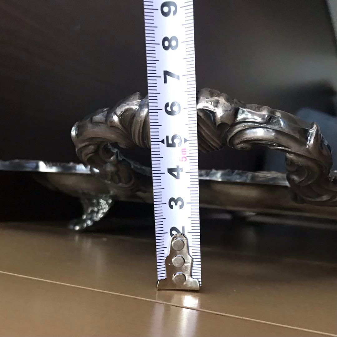 高級感　アンティーク　トレイ　シルバー　プレート　パーティー　ビンテージ