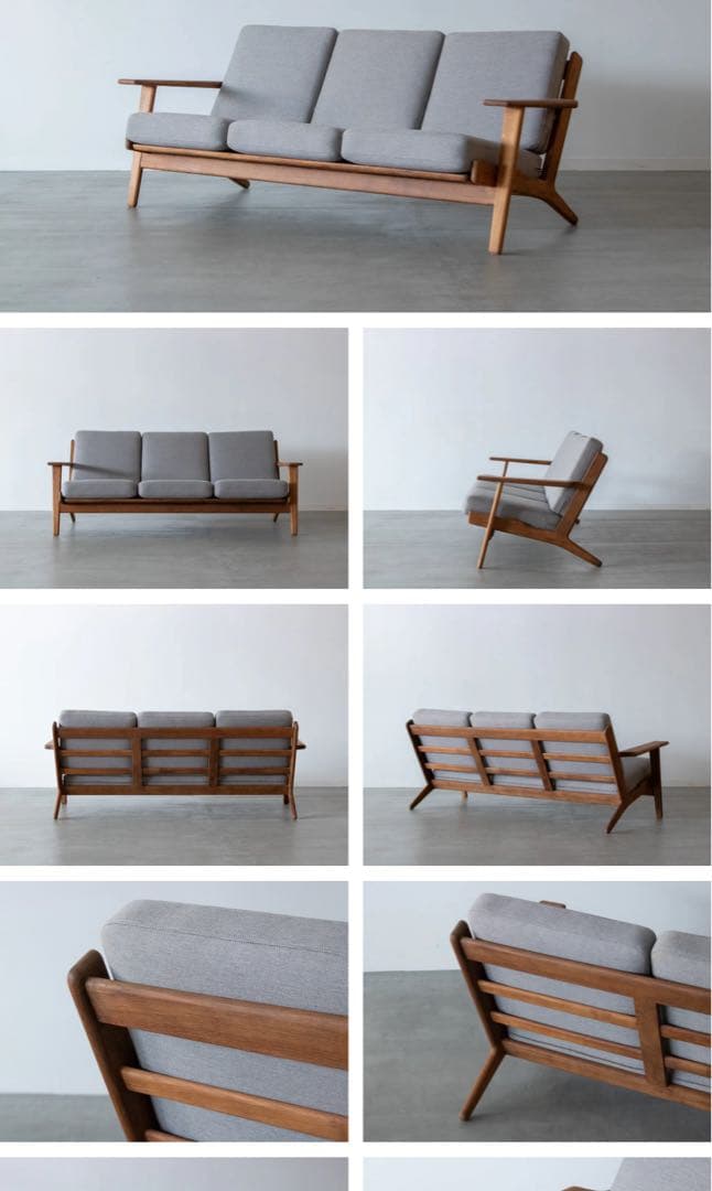 Wegner ge290 3シート　オーク材