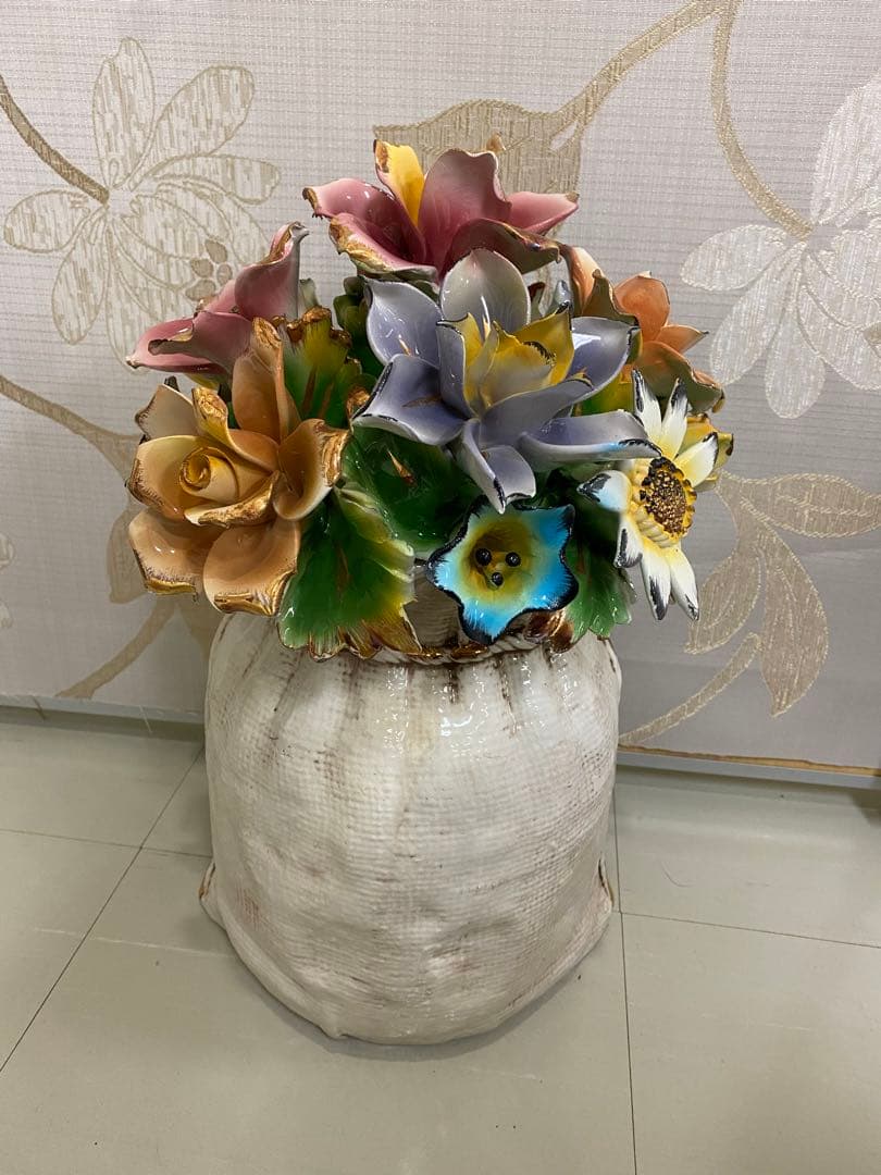 おしゃれな陶器　お花