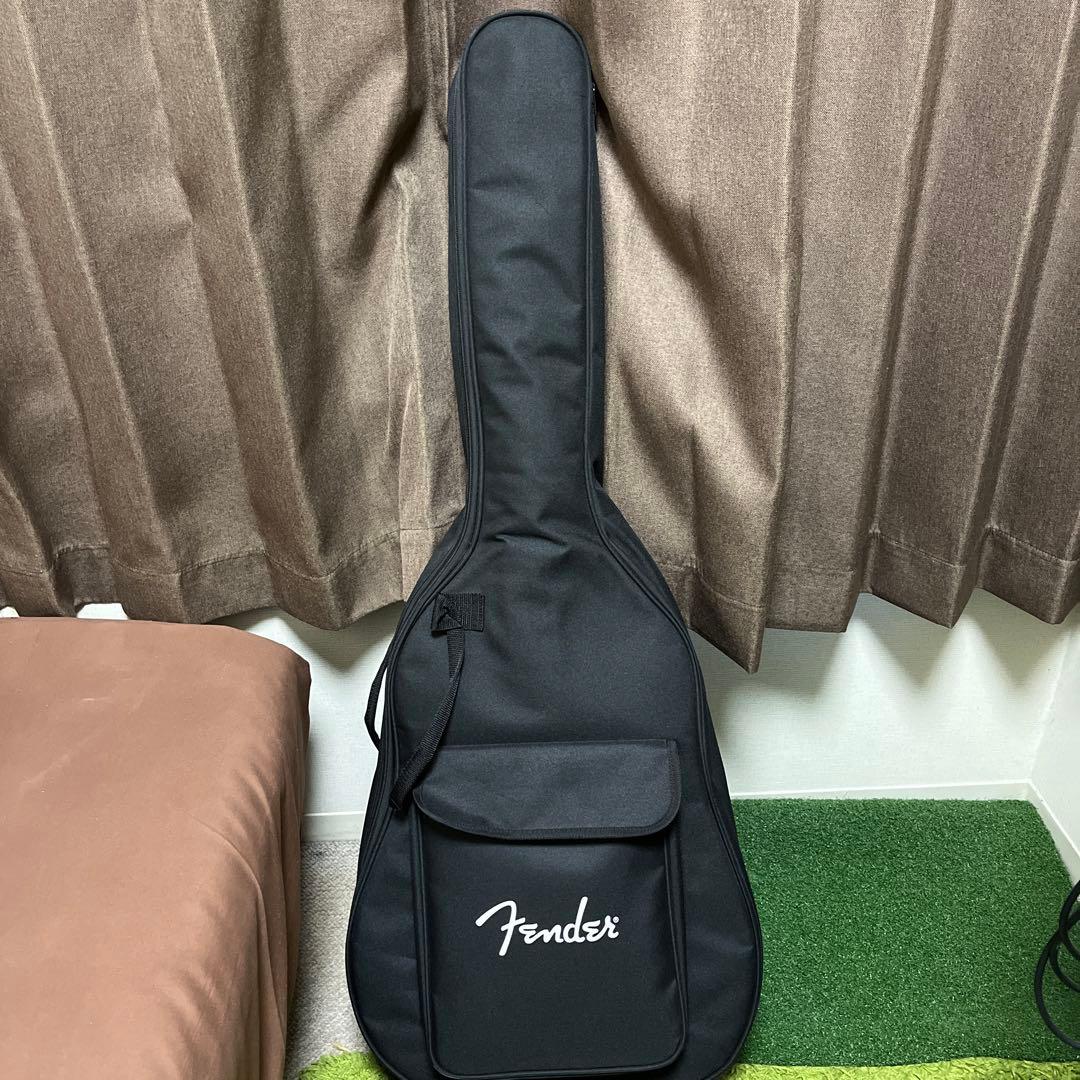 Fender newporter オリーブ　緑　アコースティックギター　エレアコ