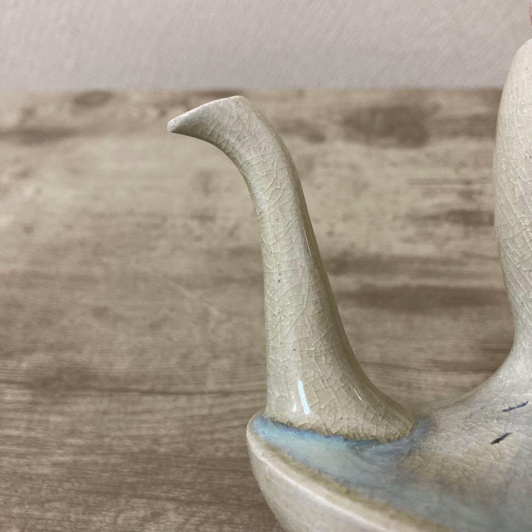 遠州七窯　奈良赤虜焼　香柏窯　尾西樂斎　楽斉　酒器　徳利