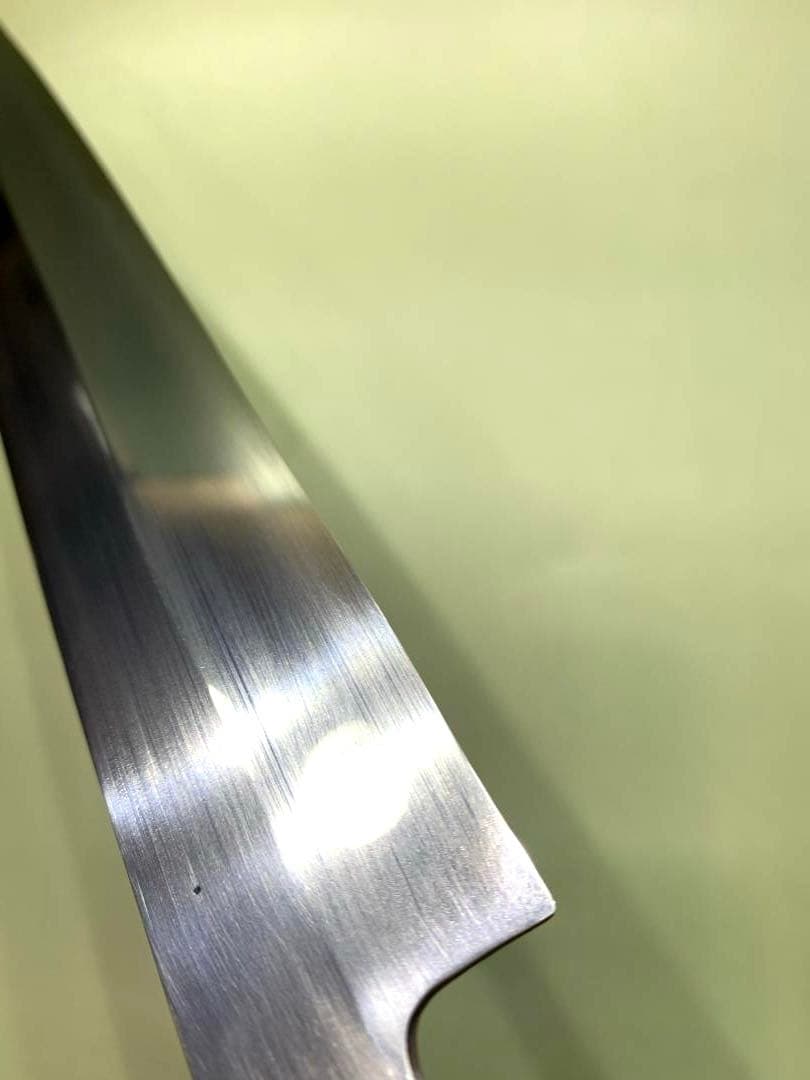 一文字光秀　柳刃包丁　刃渡り26cm