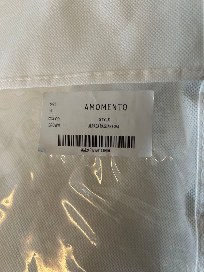 新品未使用 AMOMENTO アモーメント　Alpaca Raglan Coat