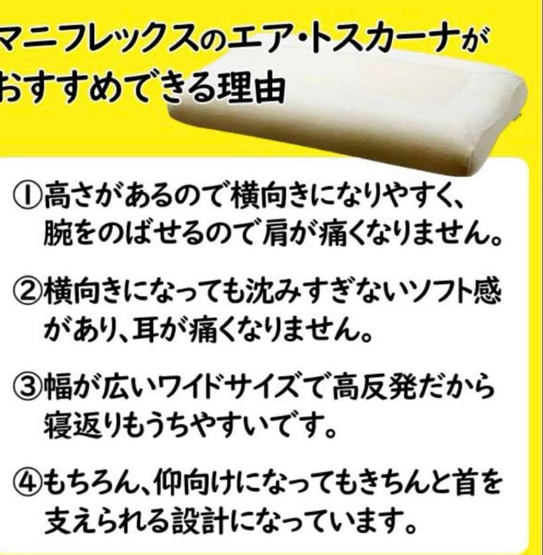 マニフレックス エア・トスカーナ　高反発 ピロー　枕