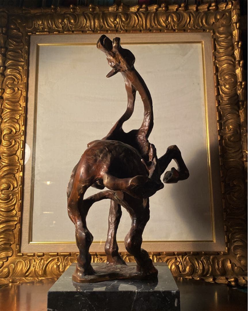 小物入れ ARTDECO vintage Horse bronze