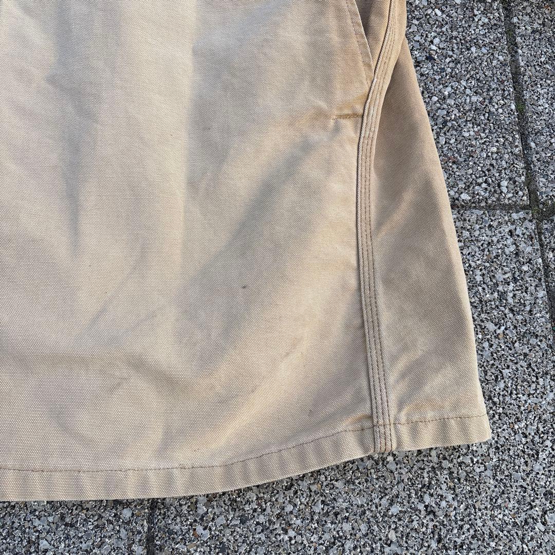 希少 90s カーハート ミシガンチョアコート カバーオール 裏地なし フェード