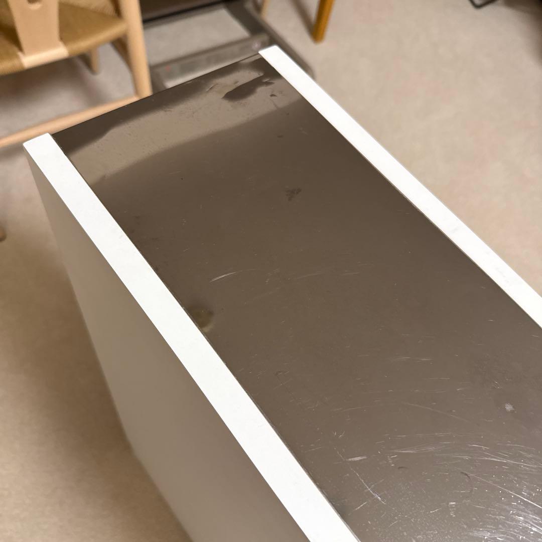 ダブルステンレス天板引き出し収納 20cm幅