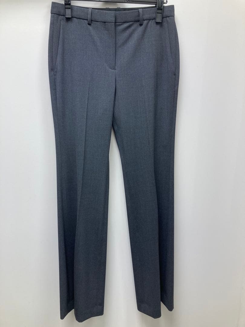 Theory 美品　グレー フレアーパンツ　セオリー