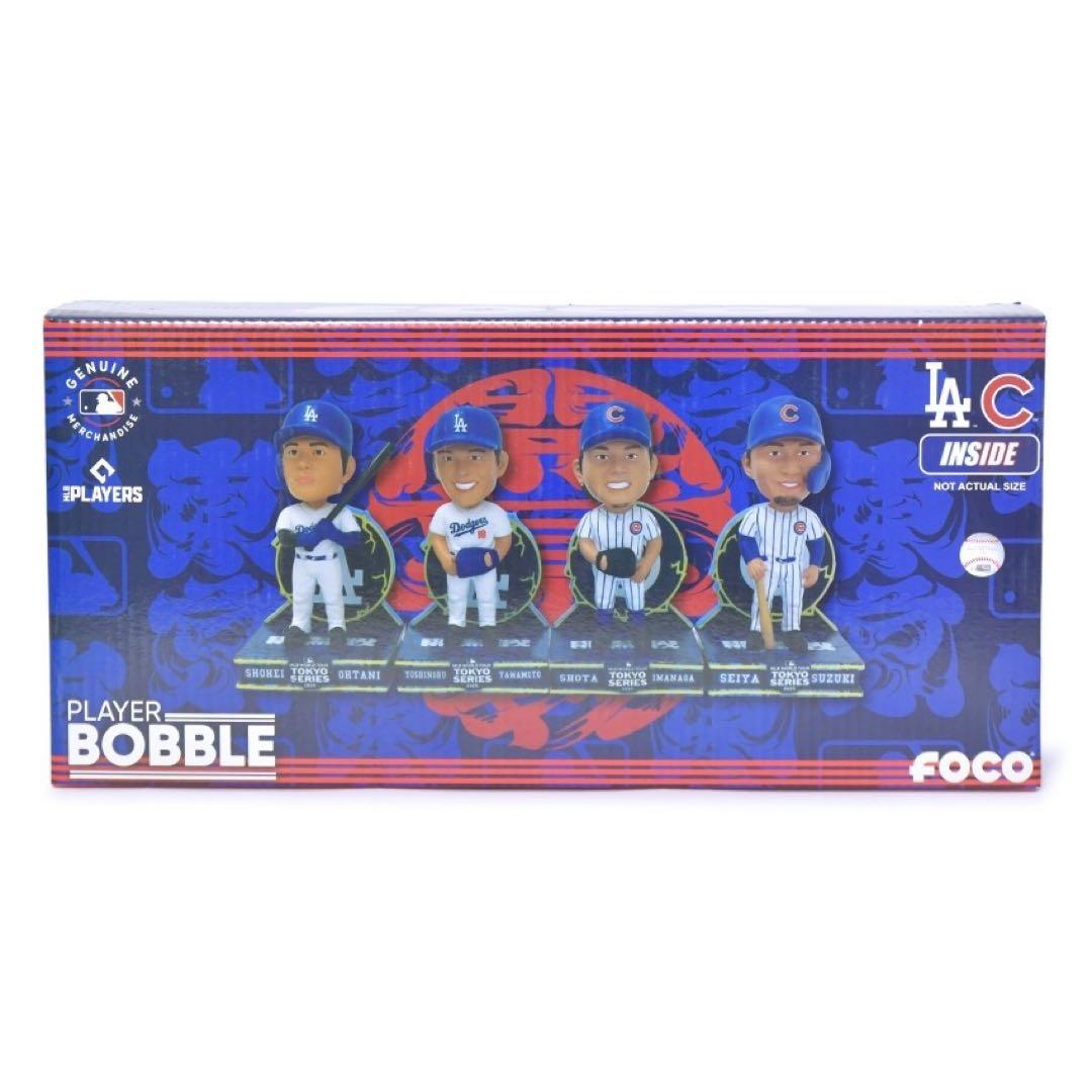 東京シリーズ　ボブルヘッド 大谷翔平　山本由伸　鈴木誠也　今永昇太　ドジャース