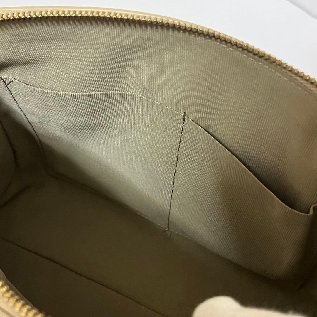 美品✨フルラ　ミネルヴァ　2way ショルダーバッグ　通勤通学　レザー　グレー