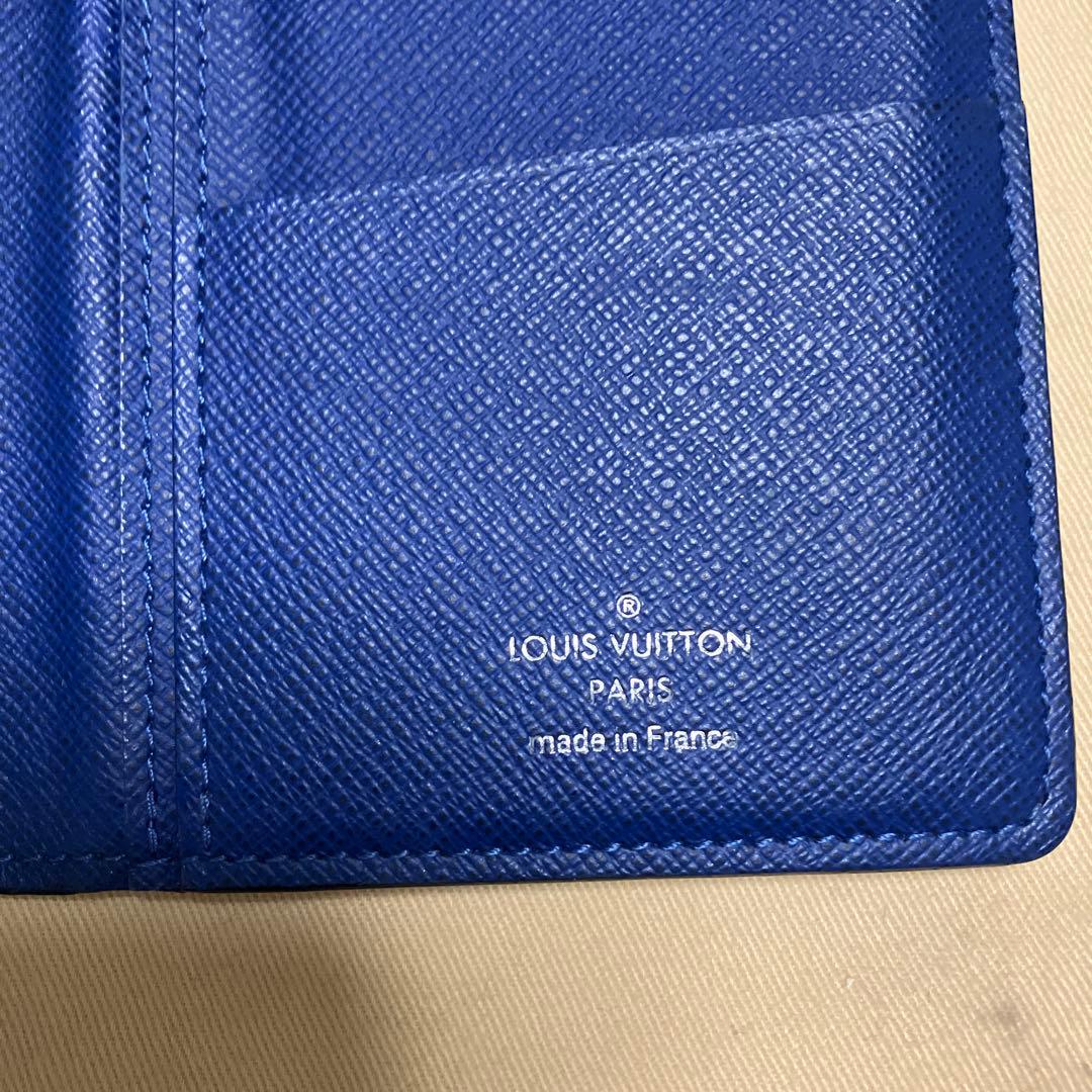LOUIS VUITTON 青 長財布