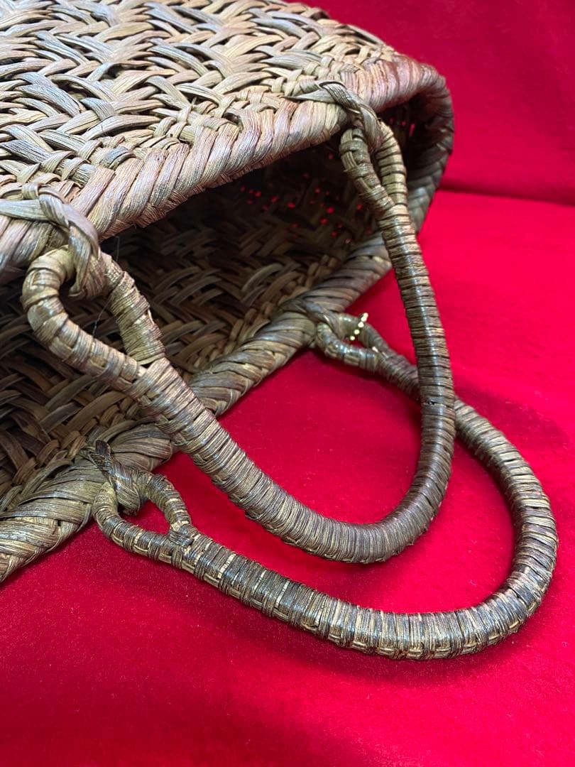 宮本工芸 山葡萄かごバッグ 国産品 桝あじろ編み 美の壺 伝統工芸品 山ぶどう