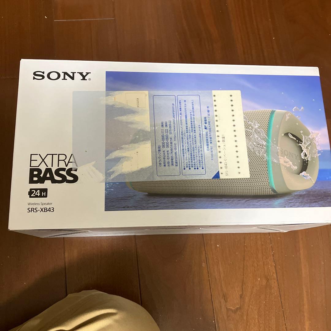 SONY ワイヤレススピーカー SRS-XB43 ホワイト
