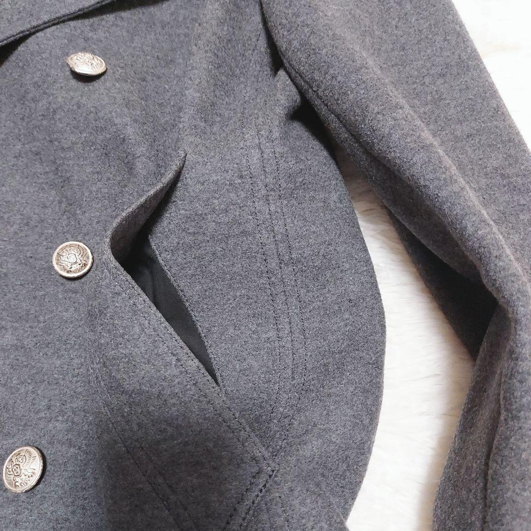 未使用級美品✨　ポールスミス　ダブル　ピーコート　L グレー　ウール