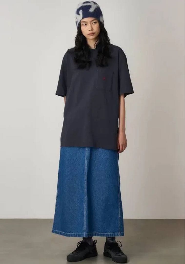 GRAMiCCi ネイビー ホワイト ビーニー