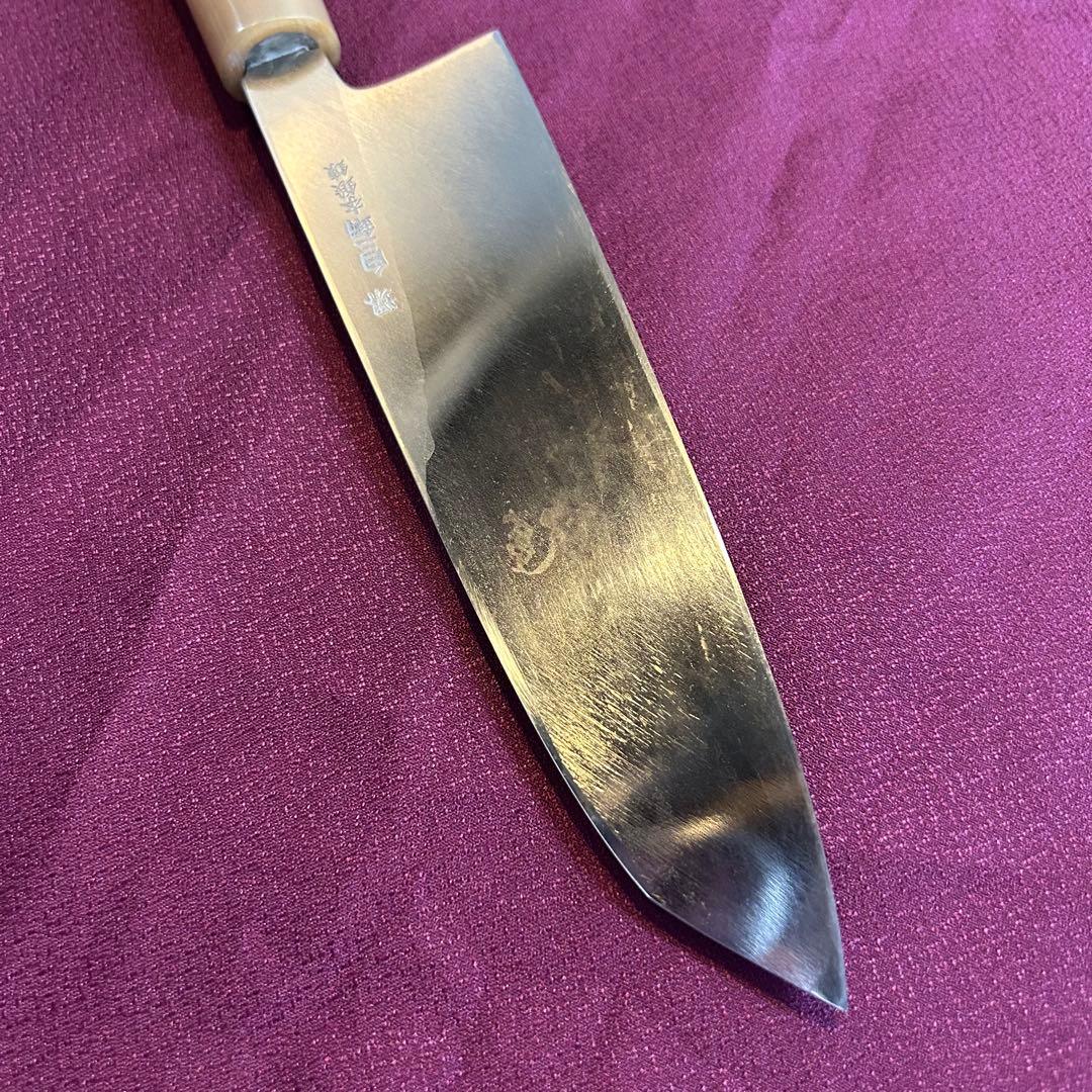 祥太郎作　片刃　三徳包丁　切付　180mm 6寸