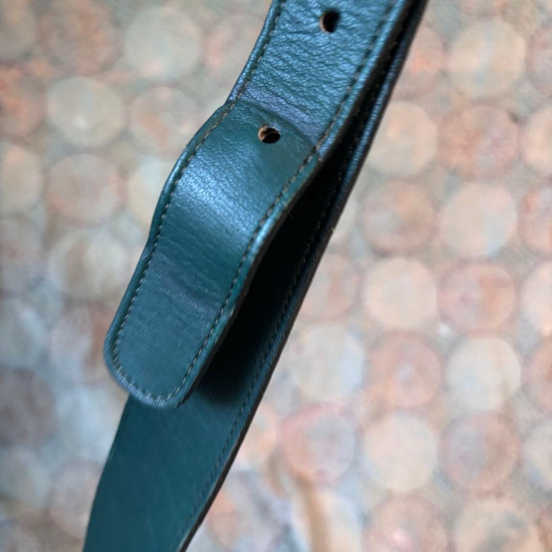 希少OLD COACH　オールドコーチ／USA製緑ショルダーバッグ0620301