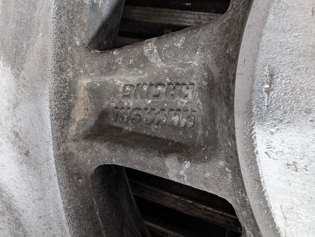 ハヤシ14インチアルミホイール　当時物