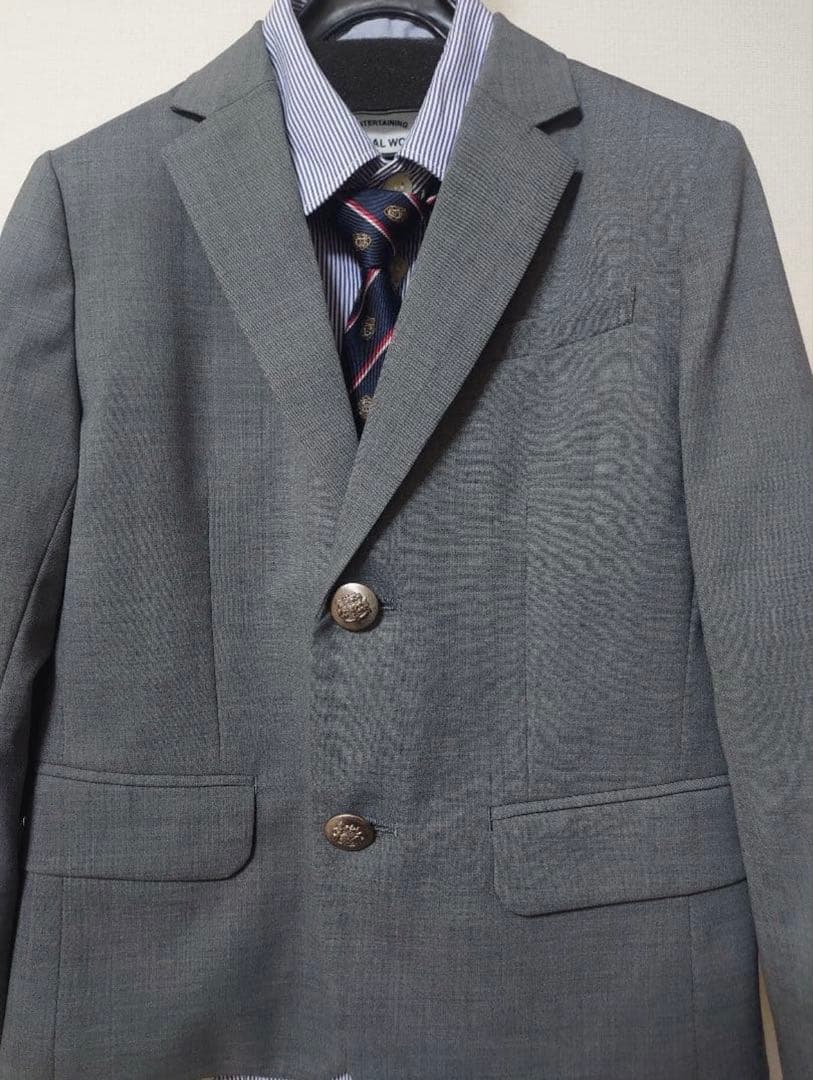 グリーンレーベルリラクシング✤グレー✤男子スーツ１２５ 長スボン★卒園式★入学式