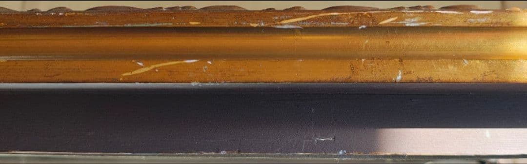 【送料込】F30号 大型額縁 キャンバス付 リメイク素材 練習用 DIY素材