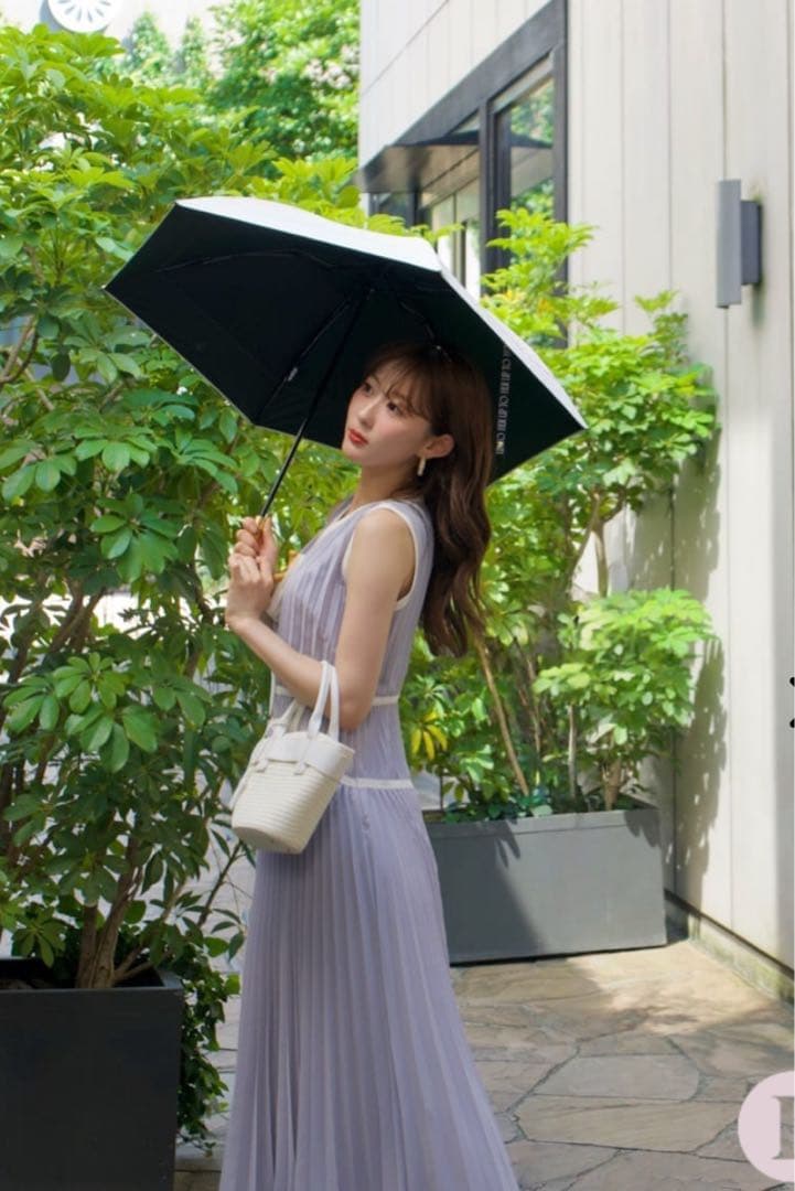 小物 herlipto Bicolor Bamboo Handle Umbrella
