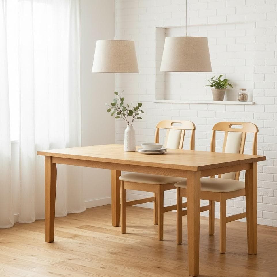 2脚セット【新品】ダイニングチェア　シンプル　ナチュラル　アウトレット