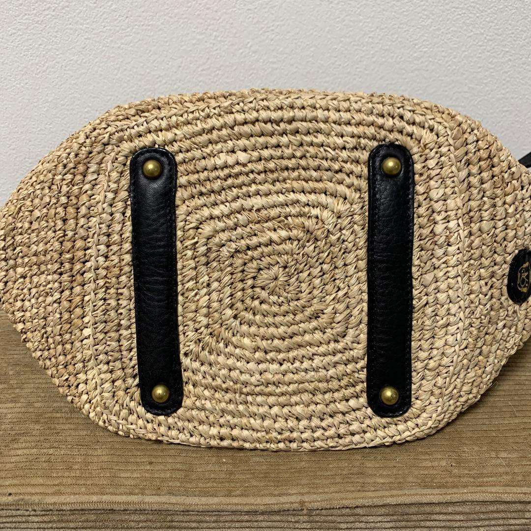 VIOLA'dOROヴィオラドーロ 2WAYラフィアバッグ カゴバック