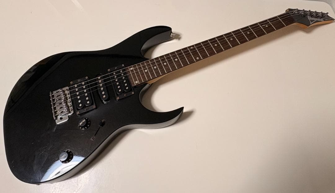 Y【ジャンク】難あり Ibanez エレキギター RG170BK アイバニーズS