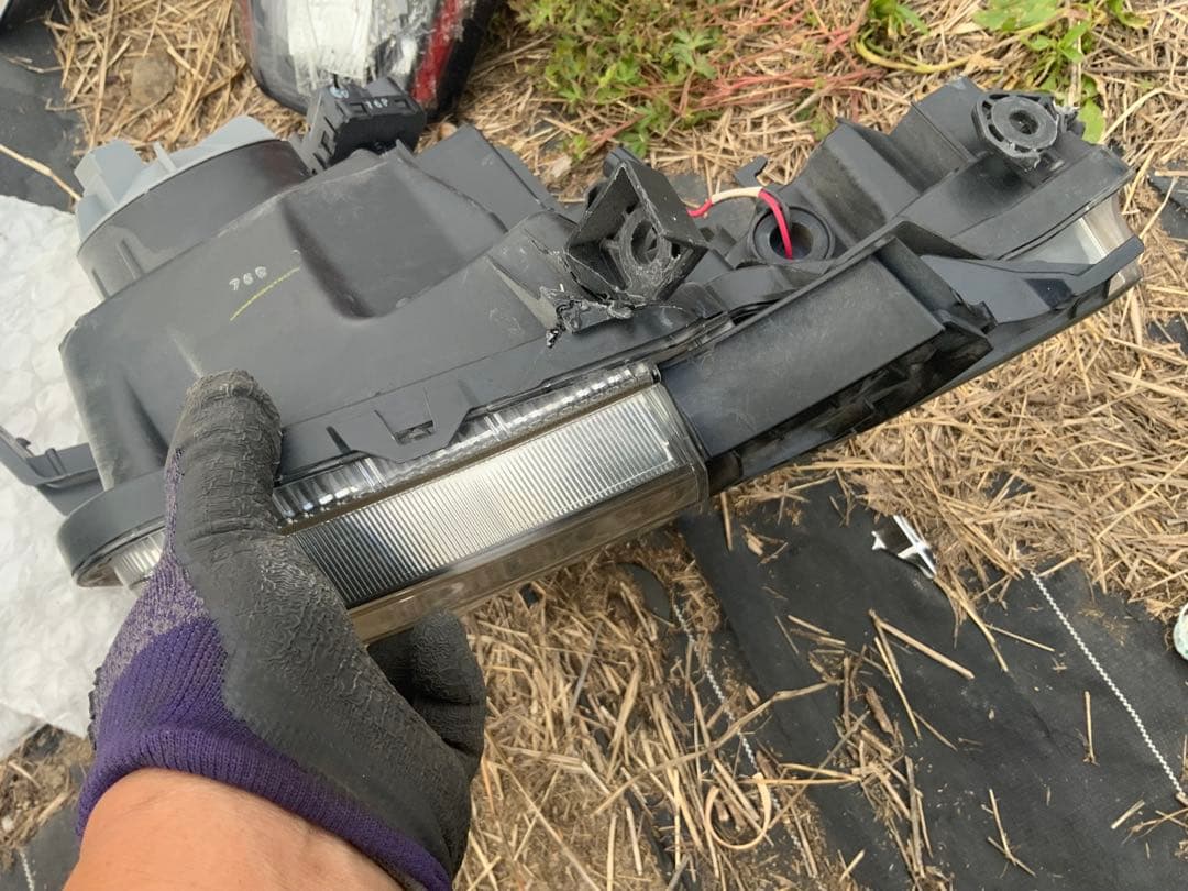 N-BOX カスタム JF1 JF2 ターボ 後期 純正 右 ヘッドライト