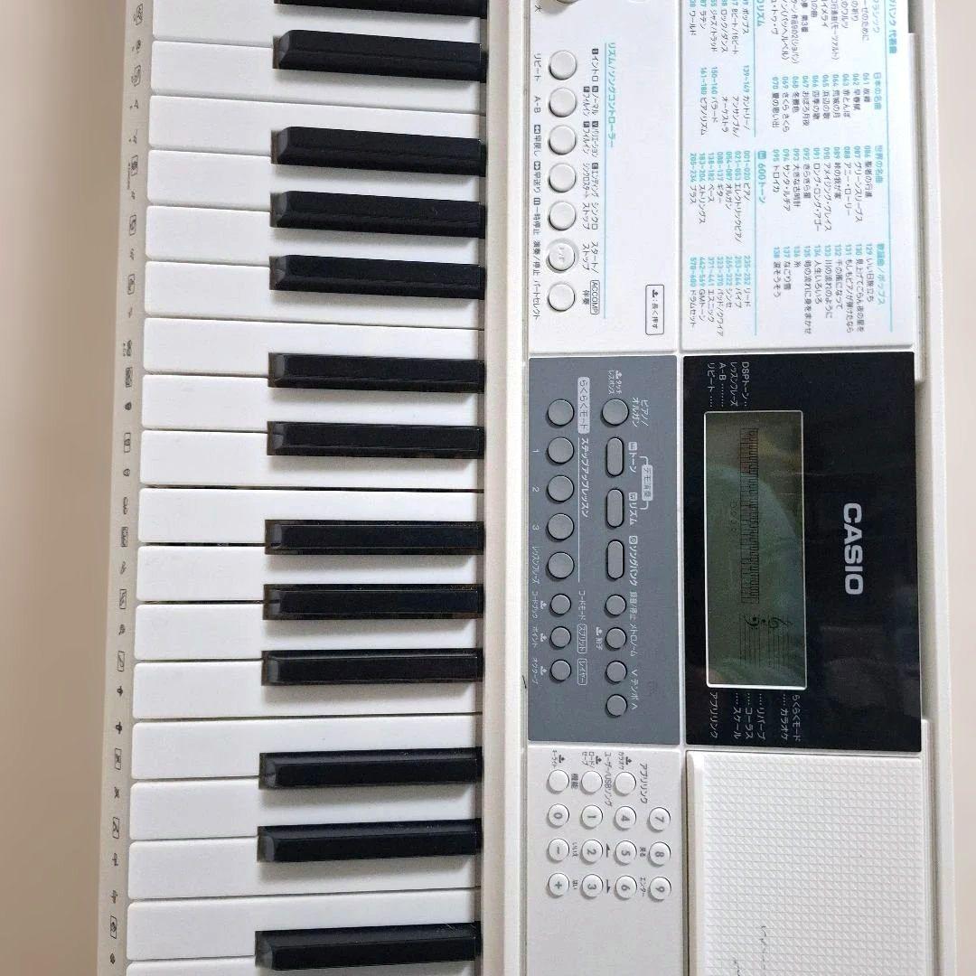【状態良好】CASIO 光ナビゲーション LK-516 電子キーボード 61鍵