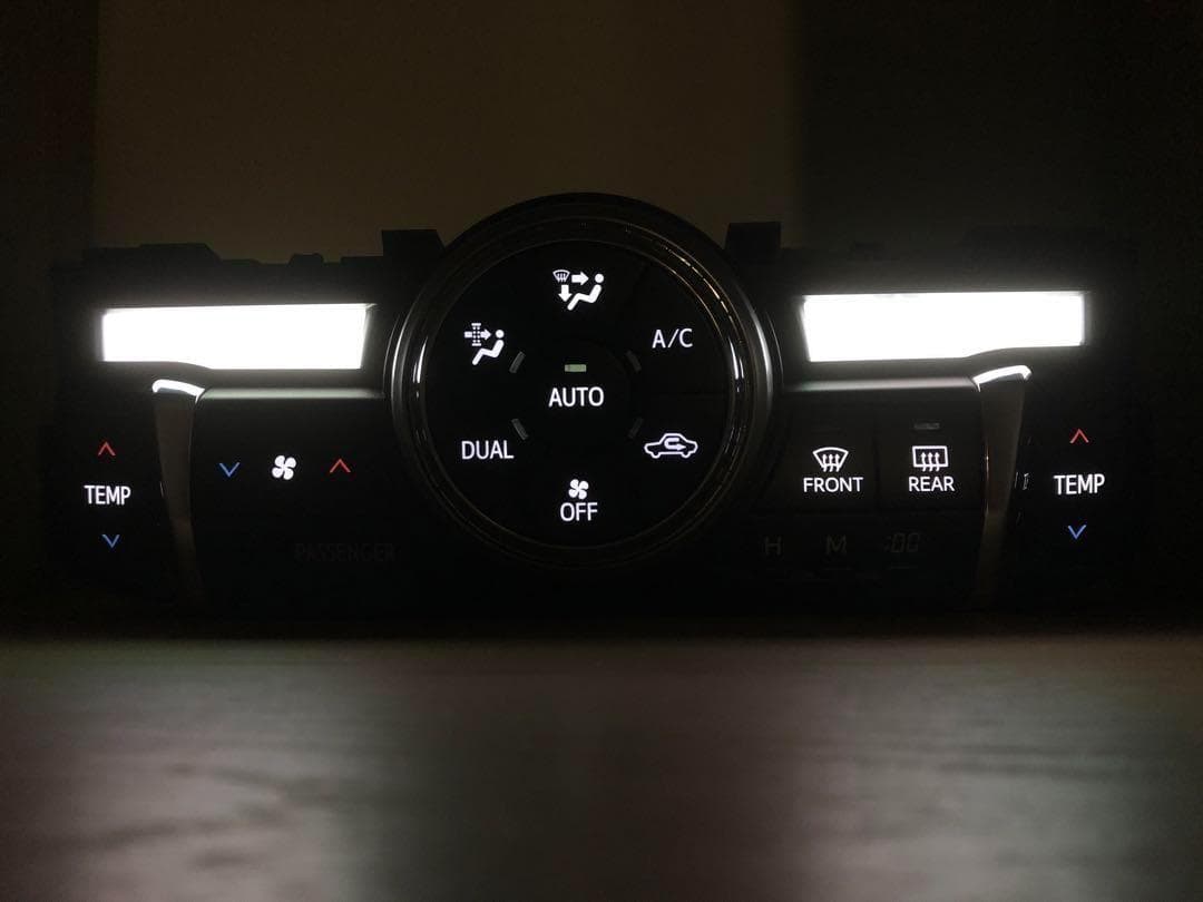 130マークX 中期 後期 エアコンパネル LED打ち替え スイッチ n3