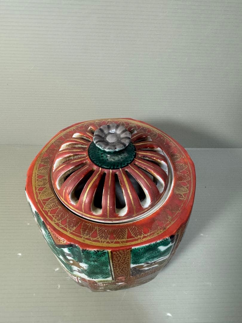 2477 九谷焼　庄三　香炉