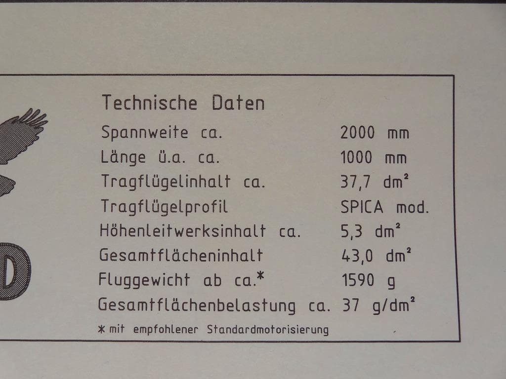 Le Petit Prince　BUSSARD 電動ラジコングライダー